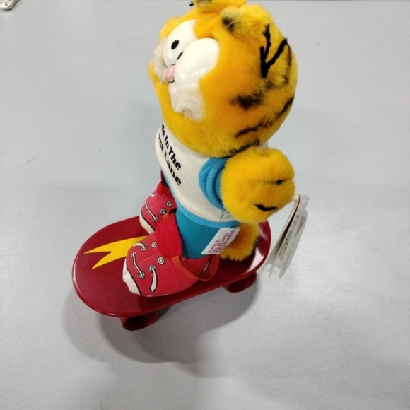 Vintage 1981 Dakin Inc Garfield And Friends ''Life In The Fast Lane'' Plush With - Picture 3 of 7